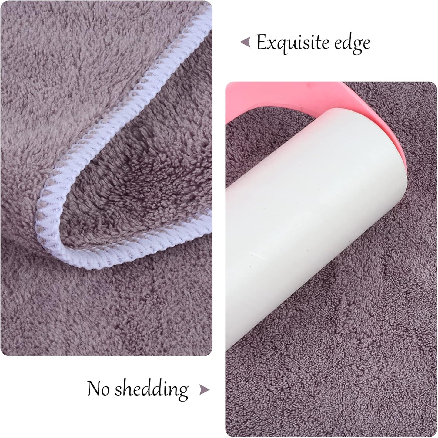 Ultra-Absorbent Microfiber Pet Towel for Dogs & Cats - Quick Drying, Lightweight, and Machine Washable in Purple with Adorable Paw Print - Perfect for Bath Time and Travel!